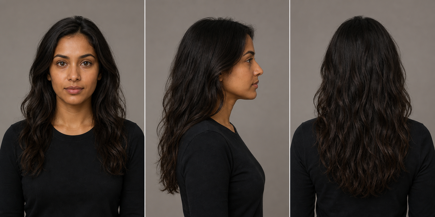 Mara shown consistently from front, side and back